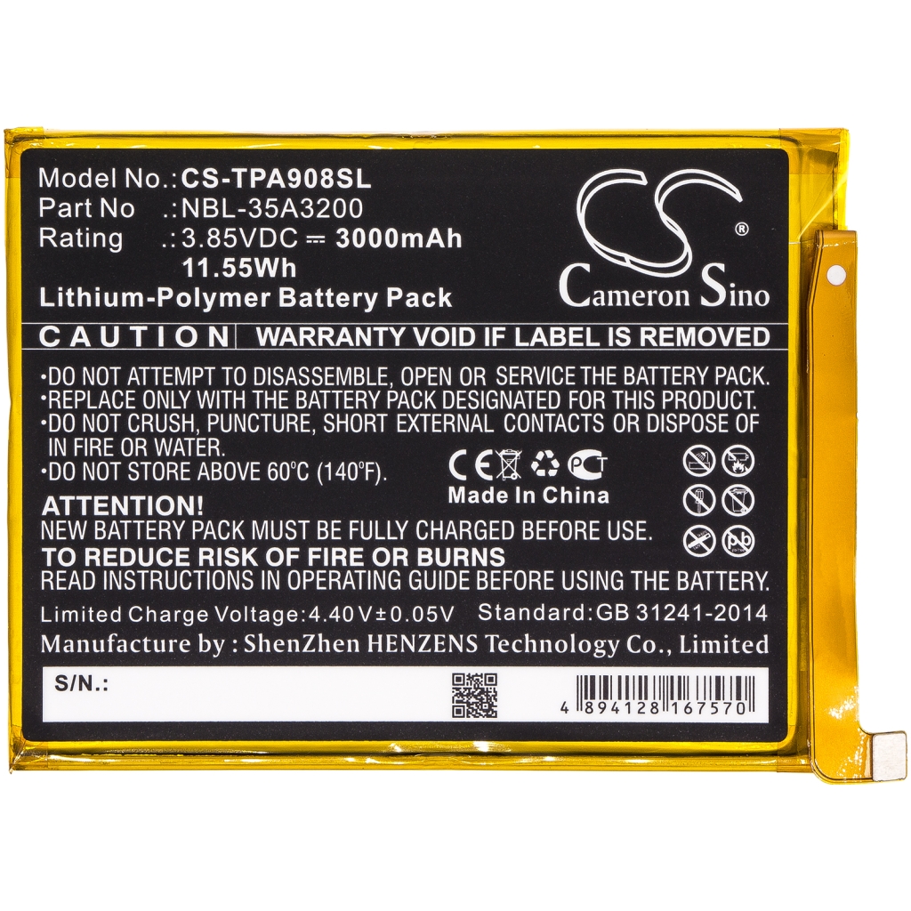 Batteria del telefono cellulare Tp-link CS-TPA908SL