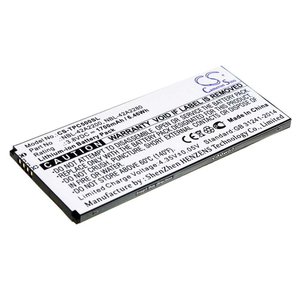 Batteria del telefono cellulare Neffos C5 LTE Dual SIM (CS-TPC500SL)