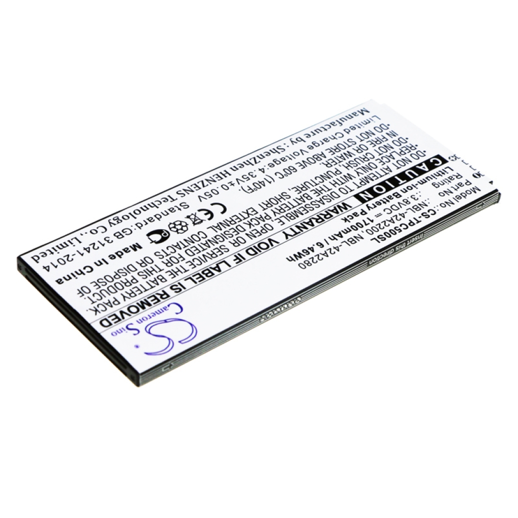 Batteria del telefono cellulare Neffos TP701A (CS-TPC500SL)