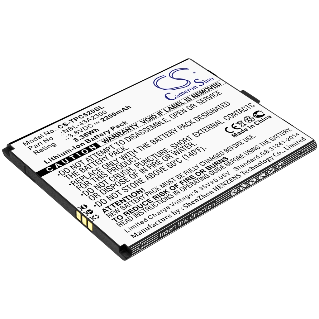 Batteria del telefono cellulare Neffos C5A (CS-TPC520SL)