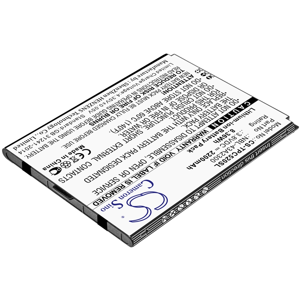 Sostituzione della batteria compatibile per Neffos NBL-43A2300