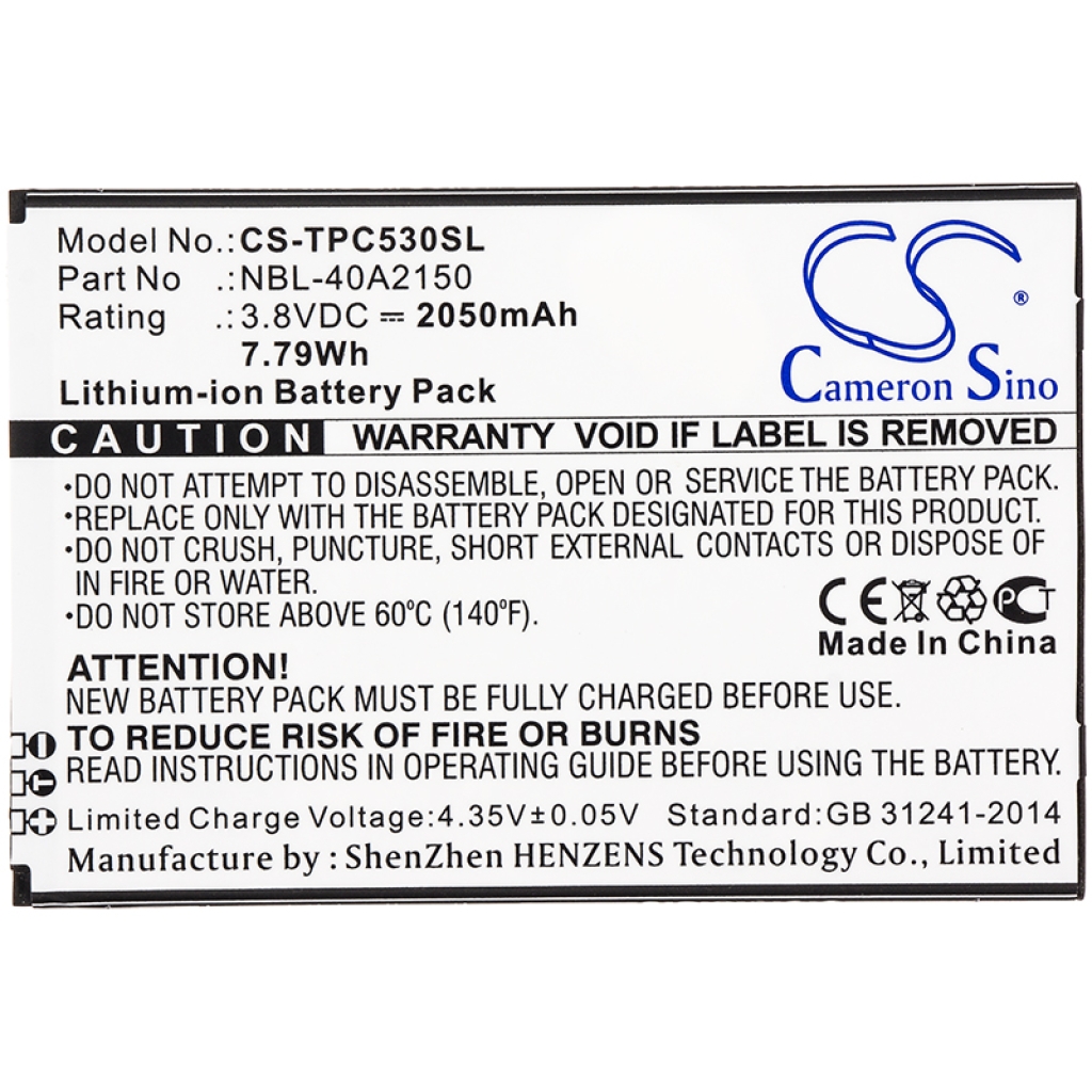 Batterie Sostituisce NBL-40A2150