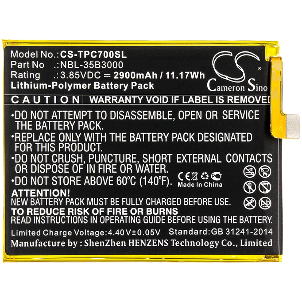 Batteria del telefono cellulare Tp-link TP910A (CS-TPC700SL)