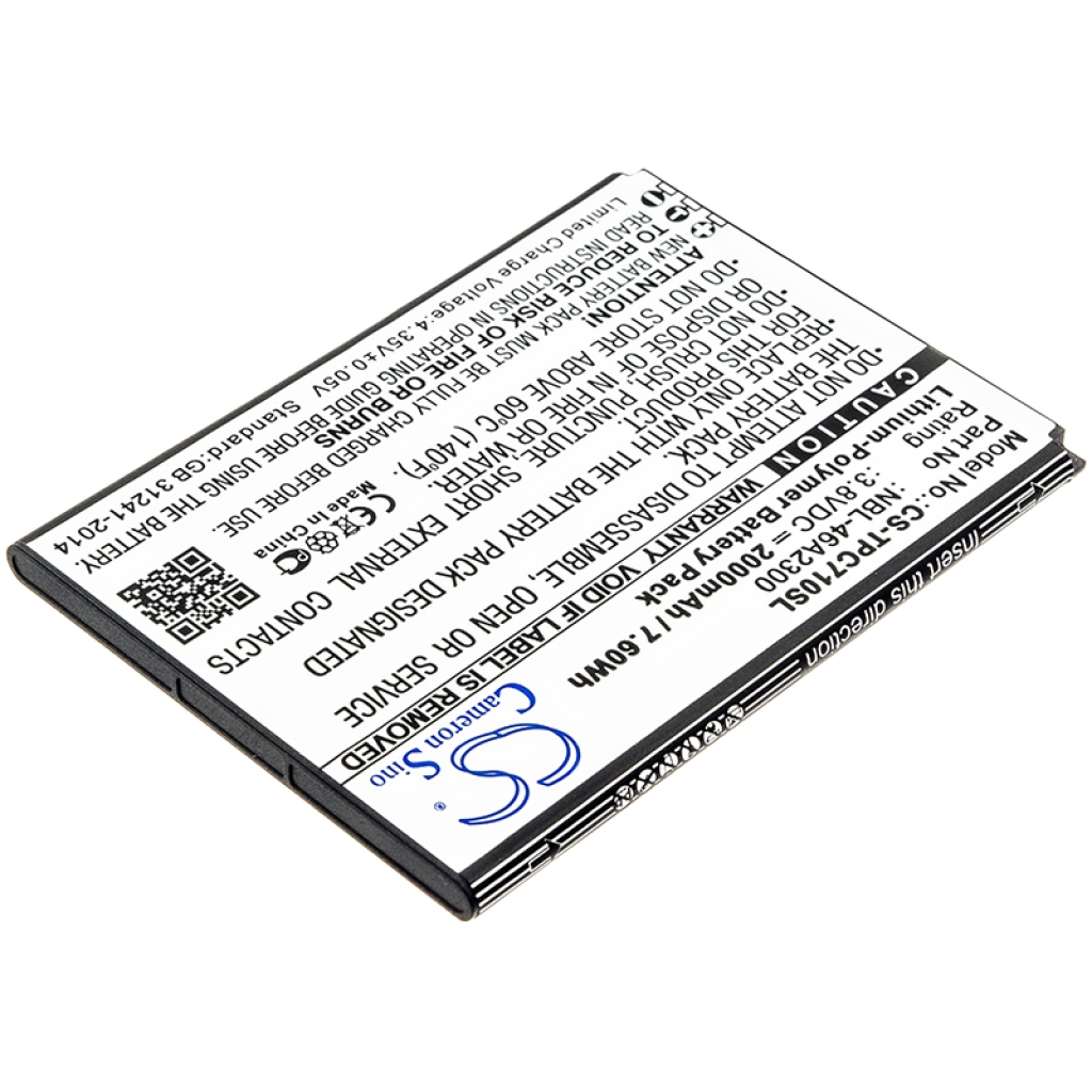 Batteria del telefono cellulare Neffos TP705A (CS-TPC710SL)