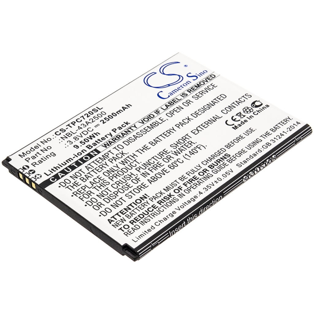 Batteria del telefono cellulare Neffos C7s (CS-TPC720SL)