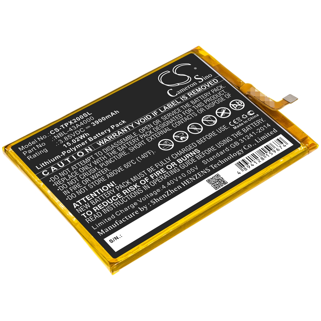 Batteria del telefono cellulare Neffos TP7071 (CS-TPX200SL)