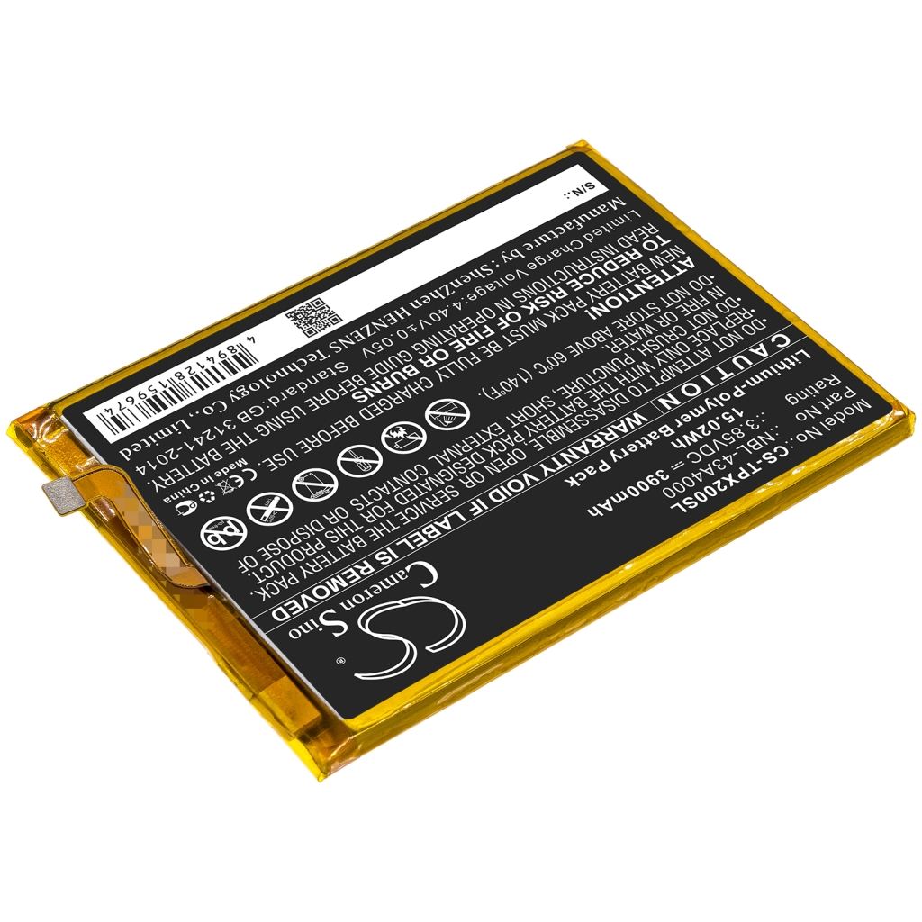 Batteria del telefono cellulare Neffos TP7071 (CS-TPX200SL)