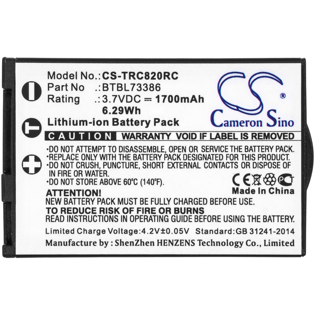 Batteria del telecomando Urc MXHP-R700 (CS-TRC820RC)