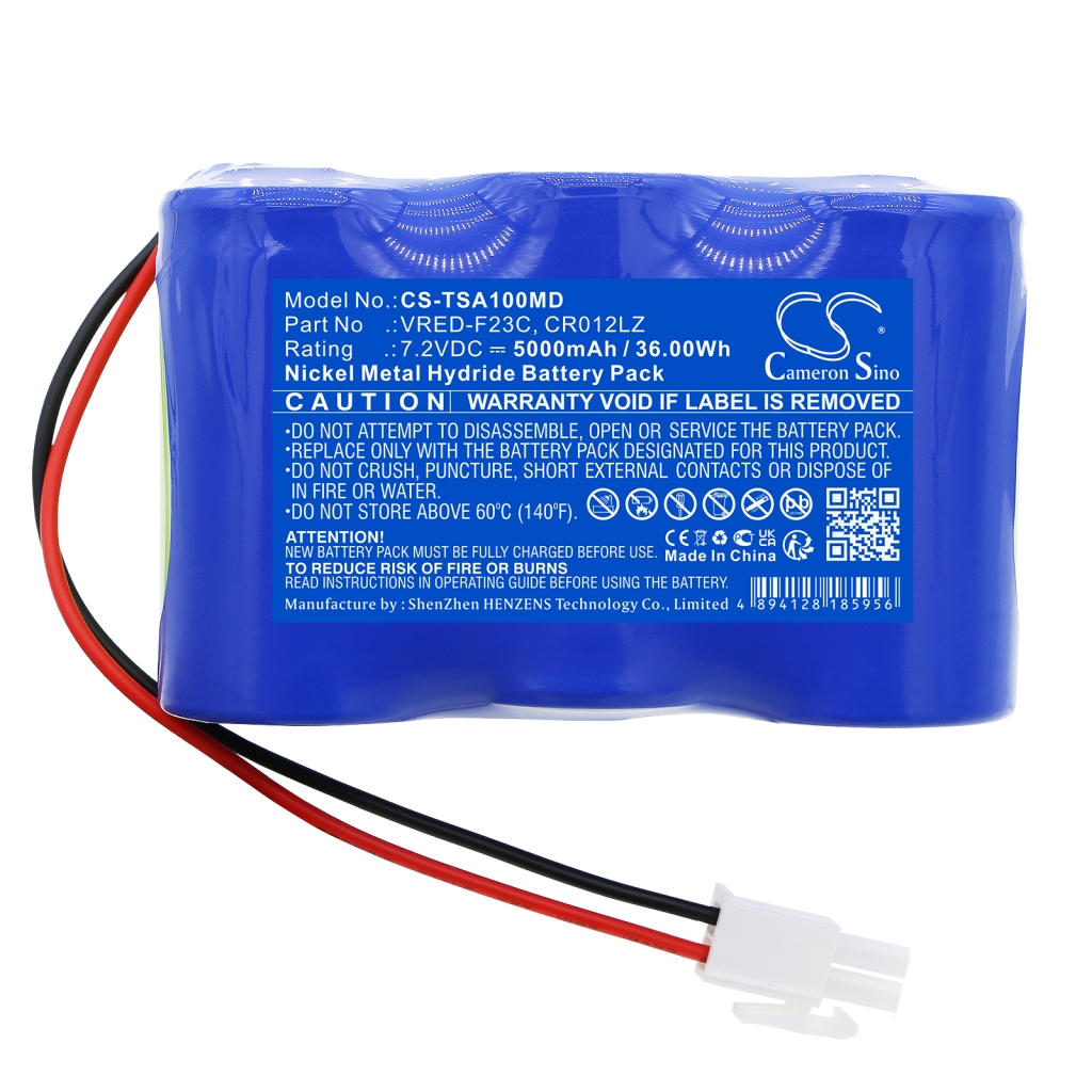 Sostituzione della batteria compatibile per Thermo scientific CR012LZ,VRED-F23C