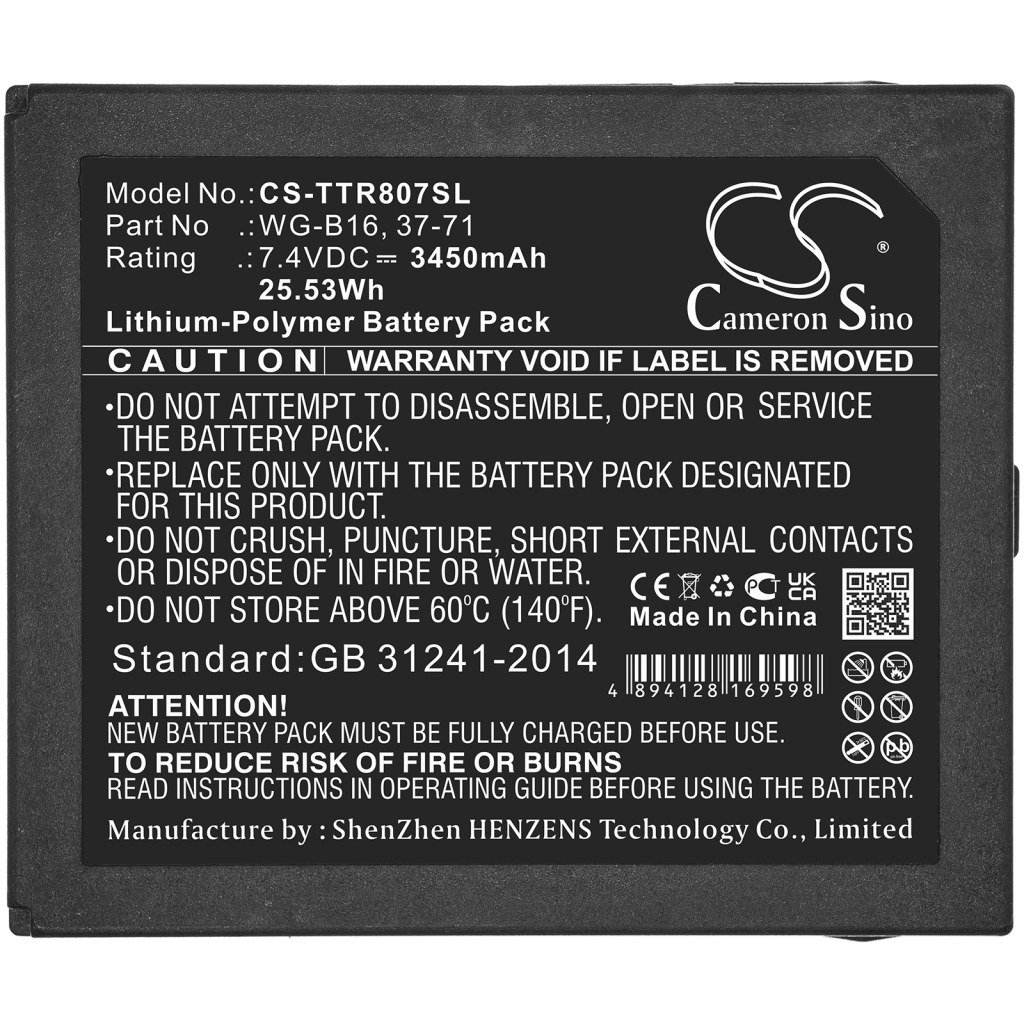 Batteria per elettroutensili Triplett TRI-8072 (CS-TTR807SL)