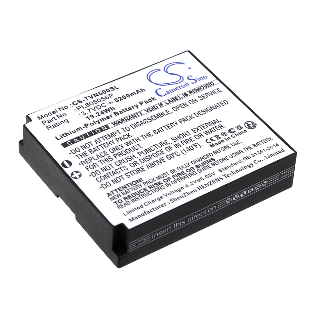 Sostituzione della batteria compatibile per TwoNav PL605056P