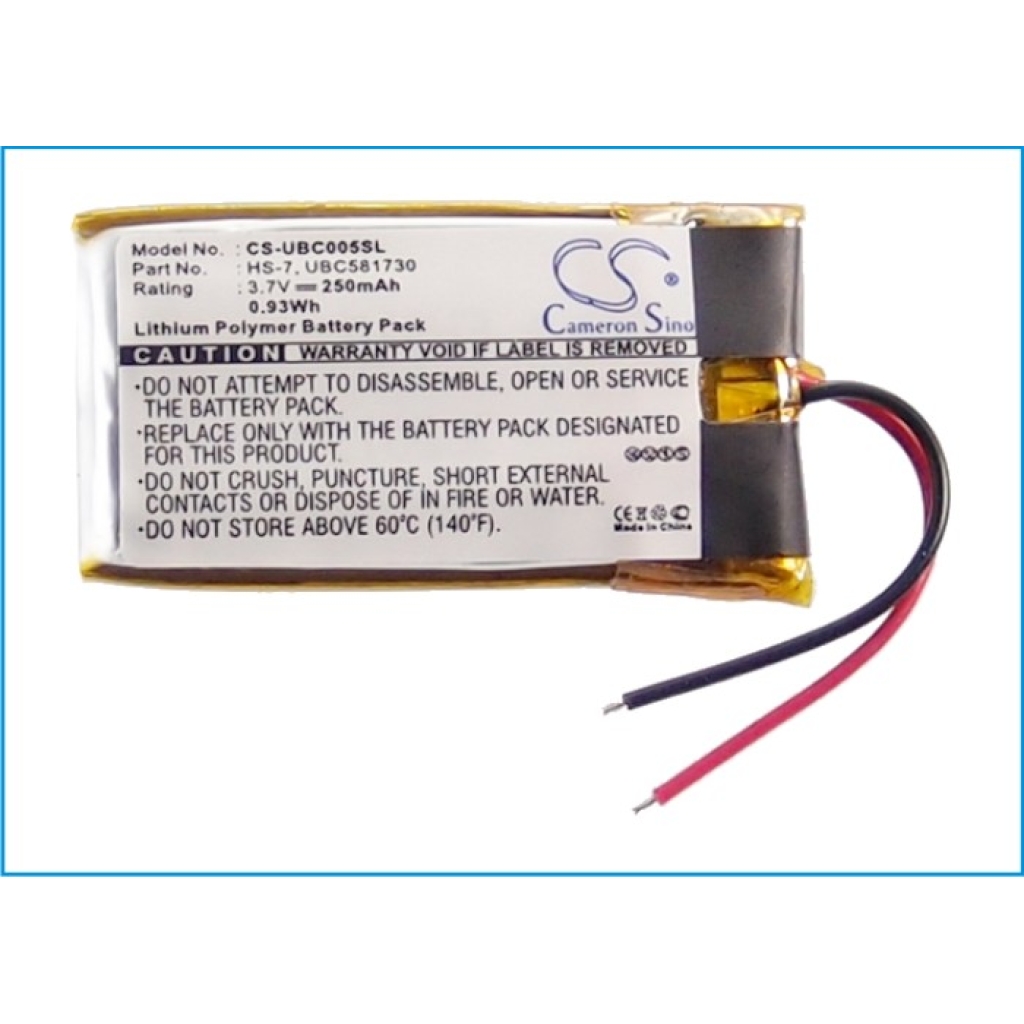 Sostituzione della batteria compatibile per Ultralife HS-7,UBC581730