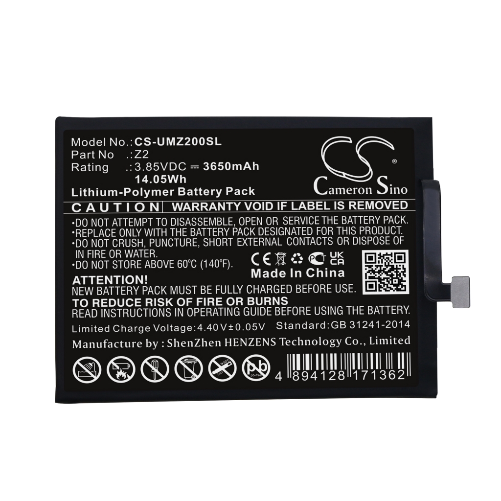 Batterie Sostituisce Z2