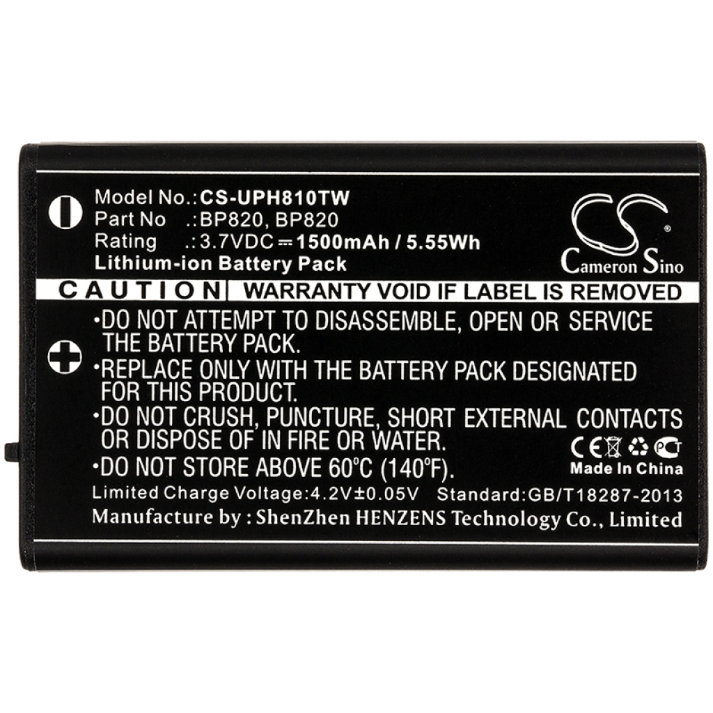 Sostituzione della batteria compatibile per Uniden BP-820,BP820