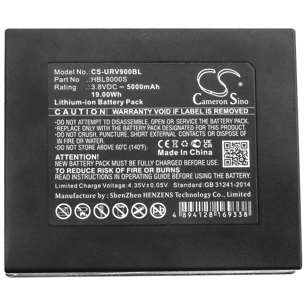 Sostituzione della batteria compatibile per Urovo HBL9000S