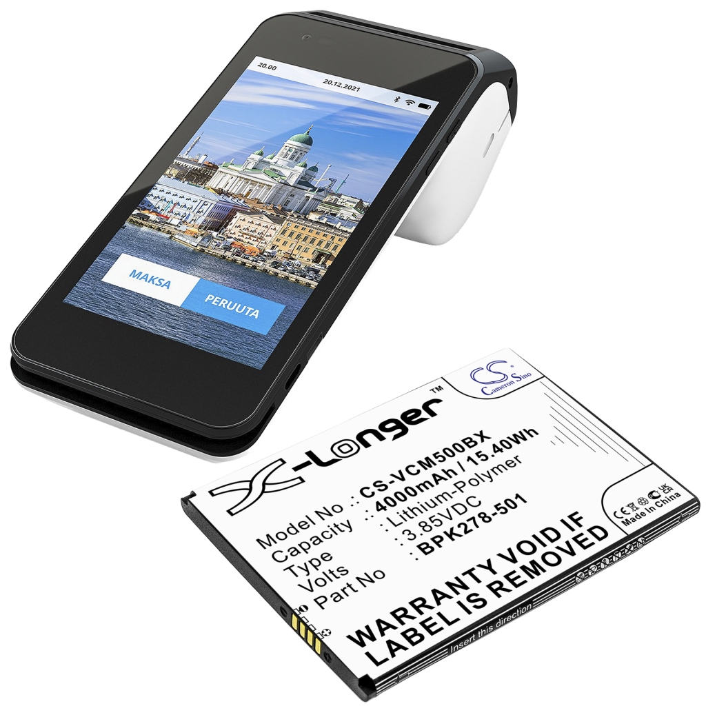 Payment Terminal Battery Verifone CS-VCM500BX