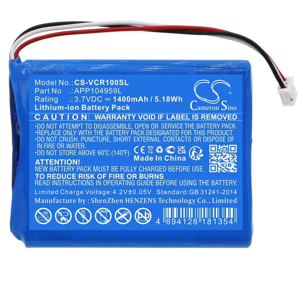 Batterie Sostituisce APP104959L