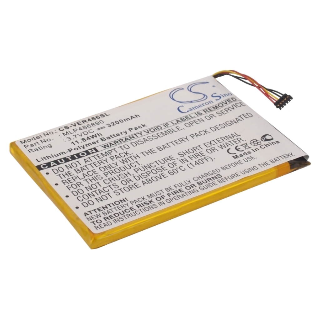 Compatible battery replacement for ViewSonic MLP486890