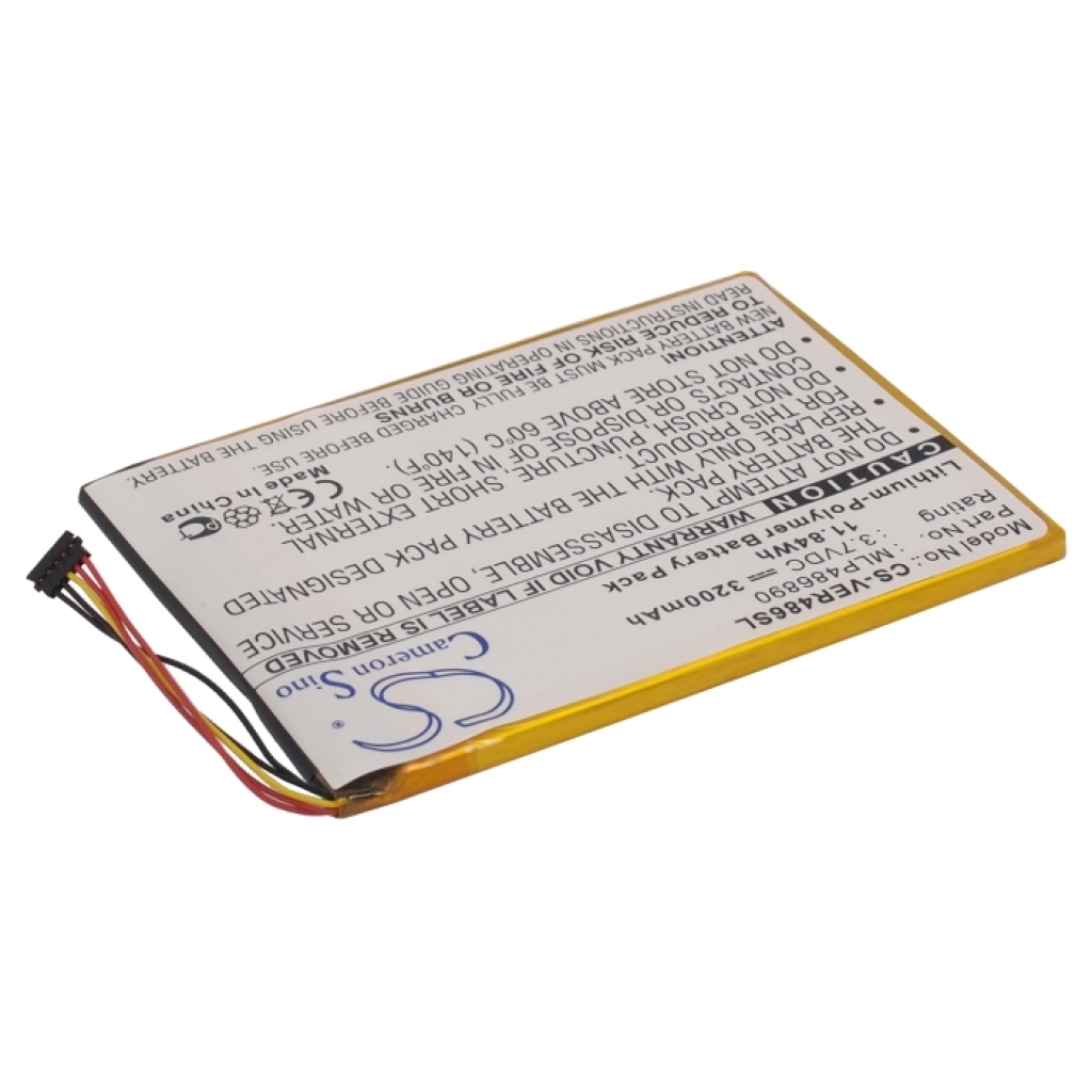 Compatible battery replacement for ViewSonic MLP486890