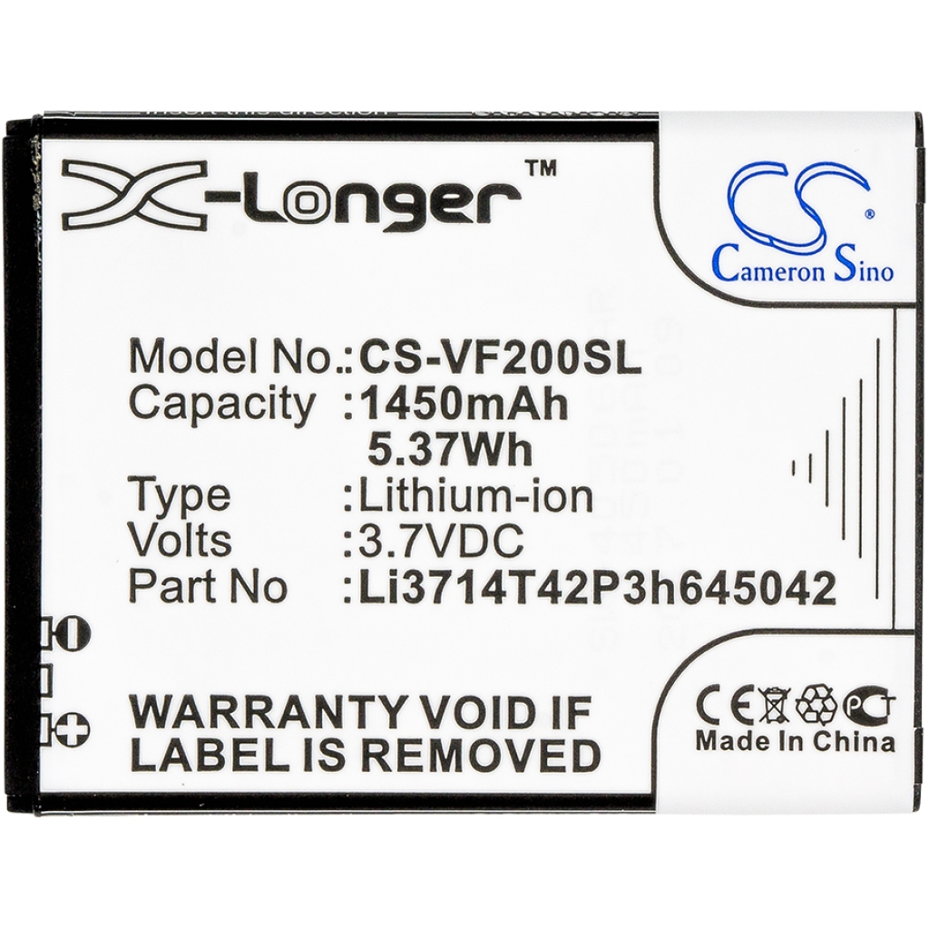 Batterie Sostituisce Li3714T42P3h645042