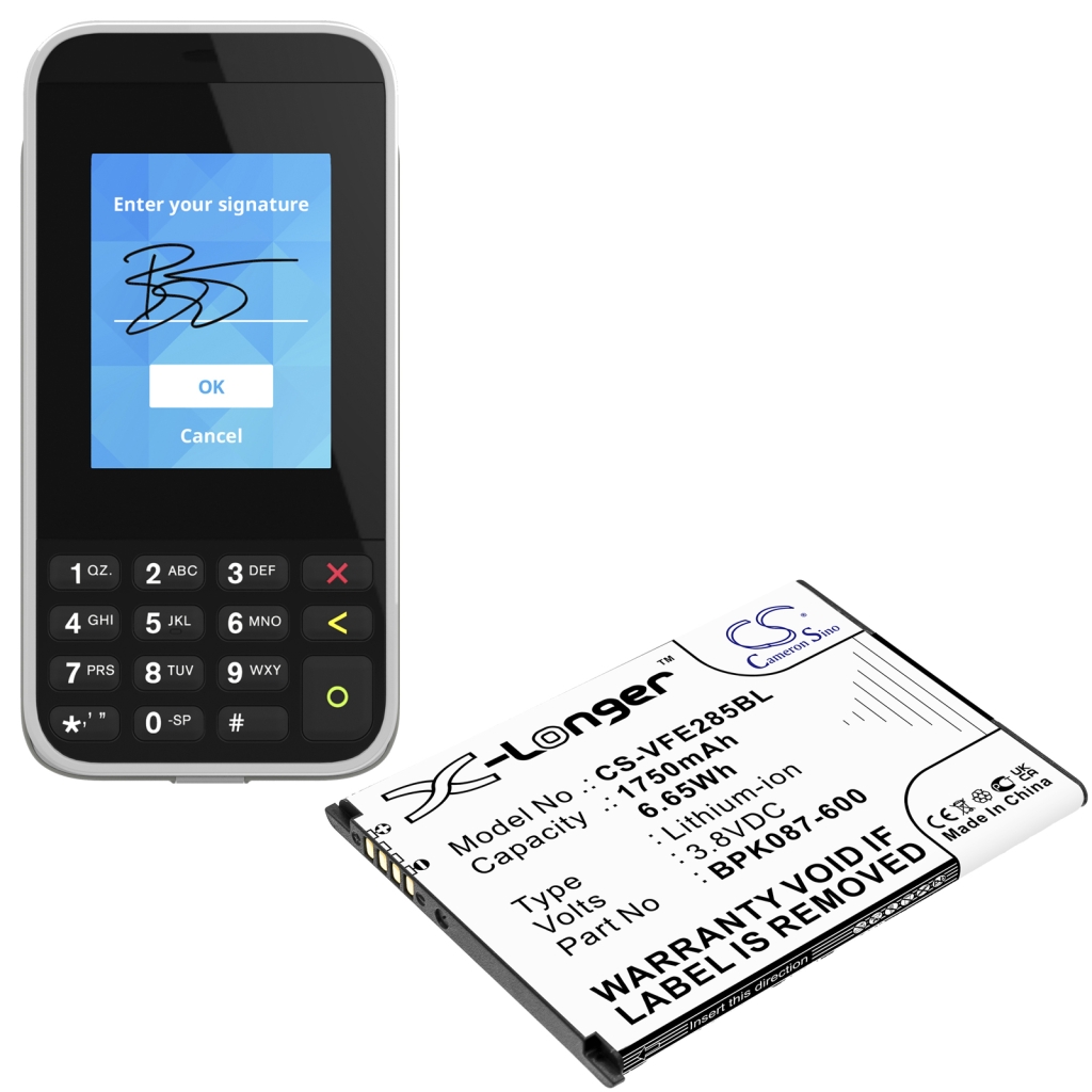 Terminale di pagamento Batteria Verifone CS-VFE285BL