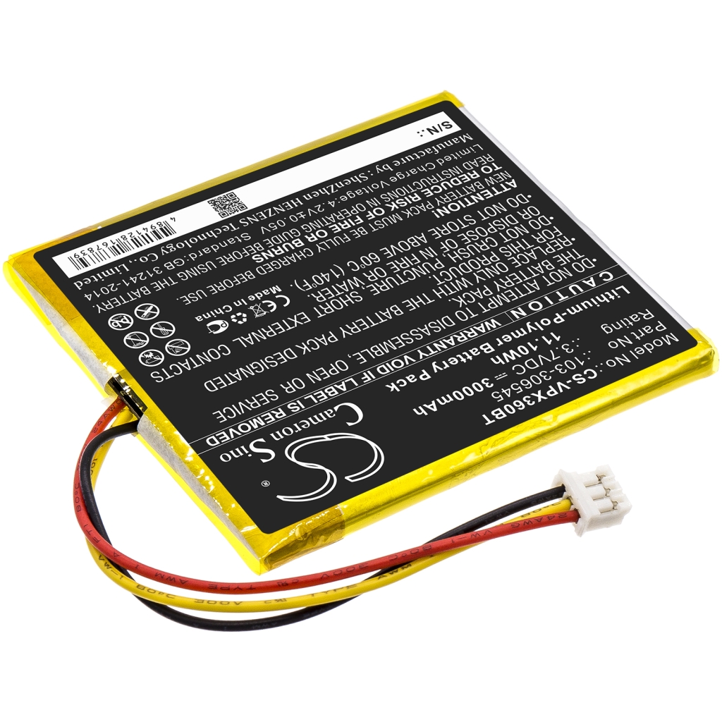 Sostituzione della batteria compatibile per Visonic 103-306545