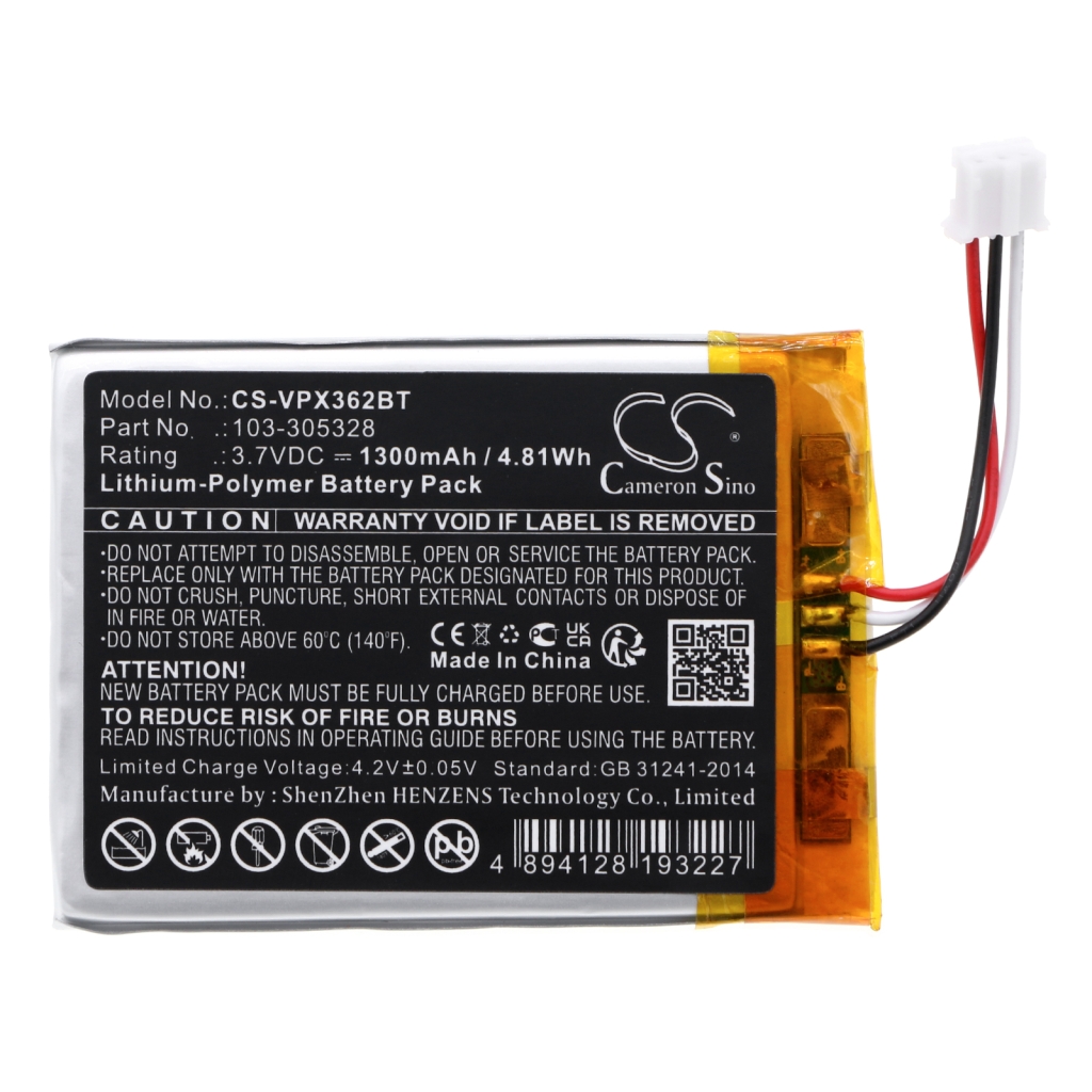 Batterie Sostituisce 103-305328