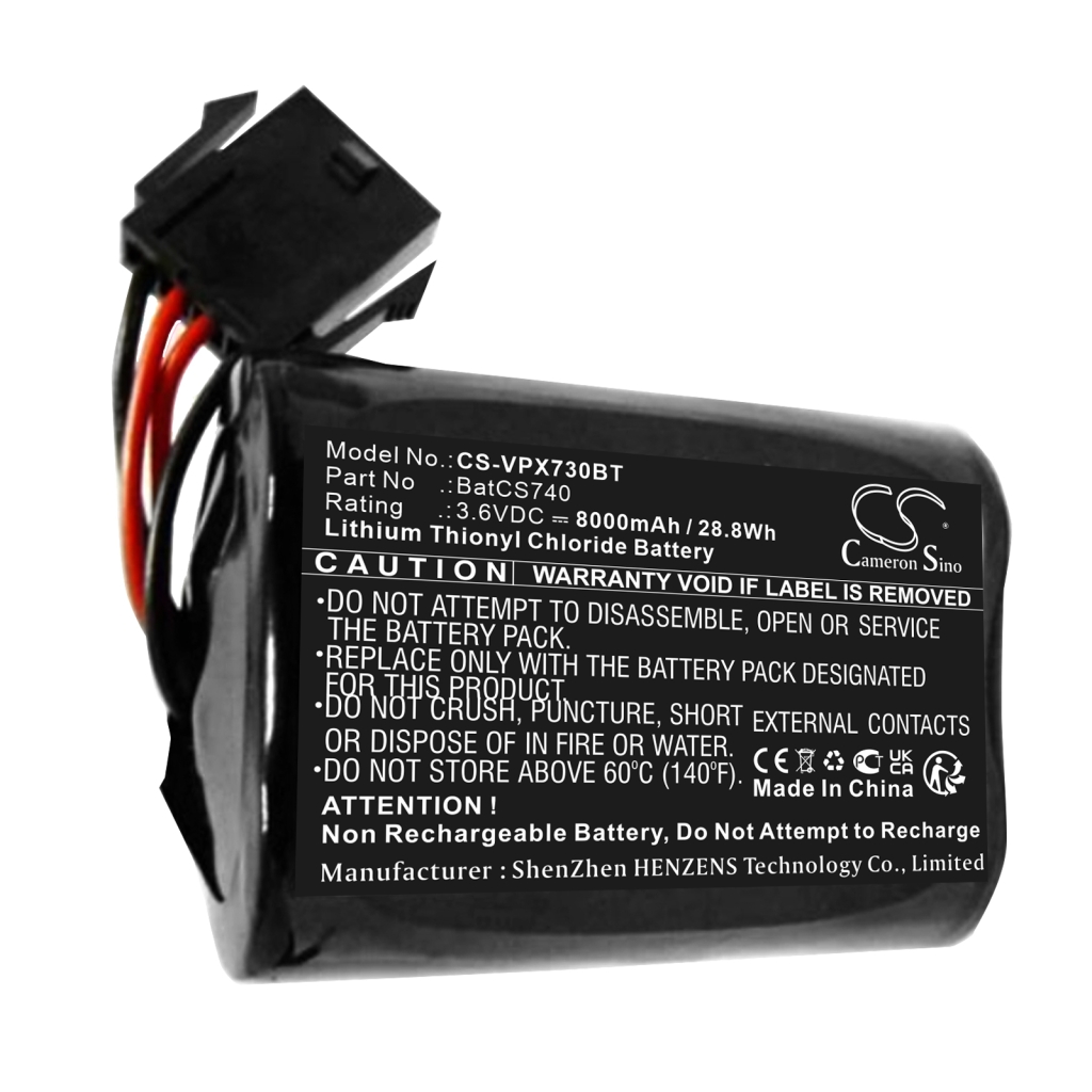 Sostituzione della batteria compatibile per Visonic BATCS740,K-305177