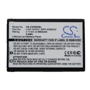 CS-VX5600SL<br />Batterie per   sostituisce la batteria SBPL0102702