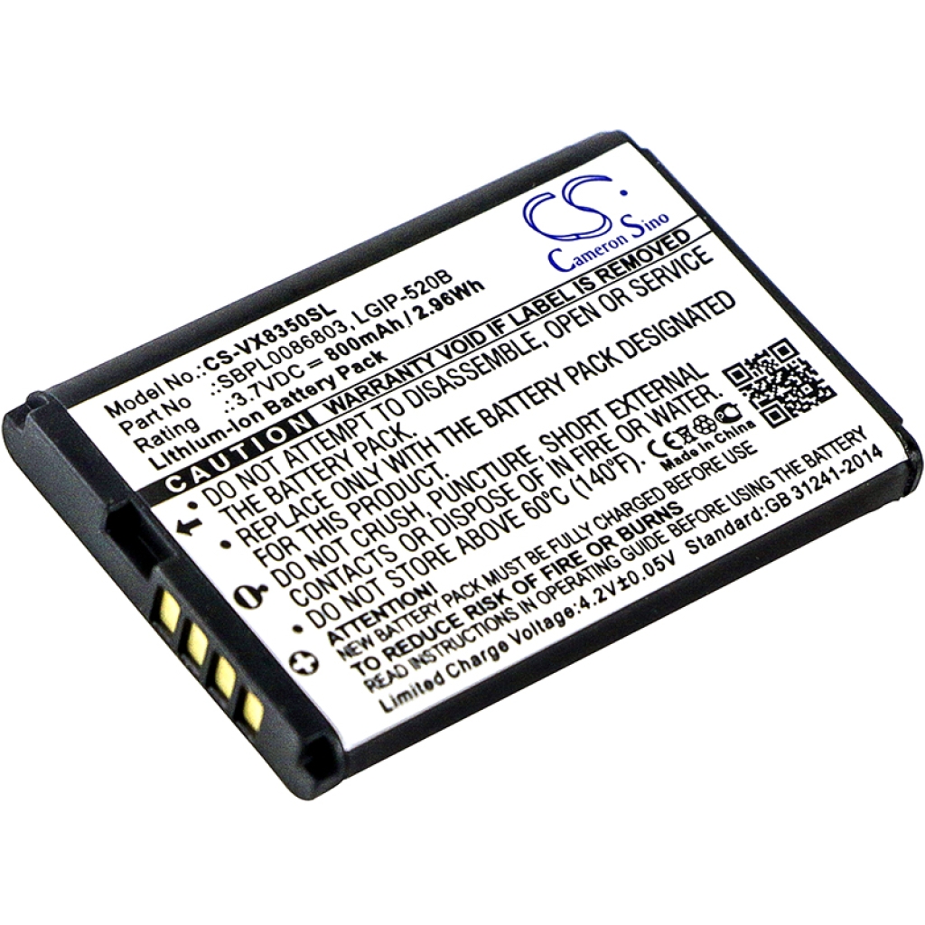 Batteria del telefono cellulare LG CS-VX8350SL