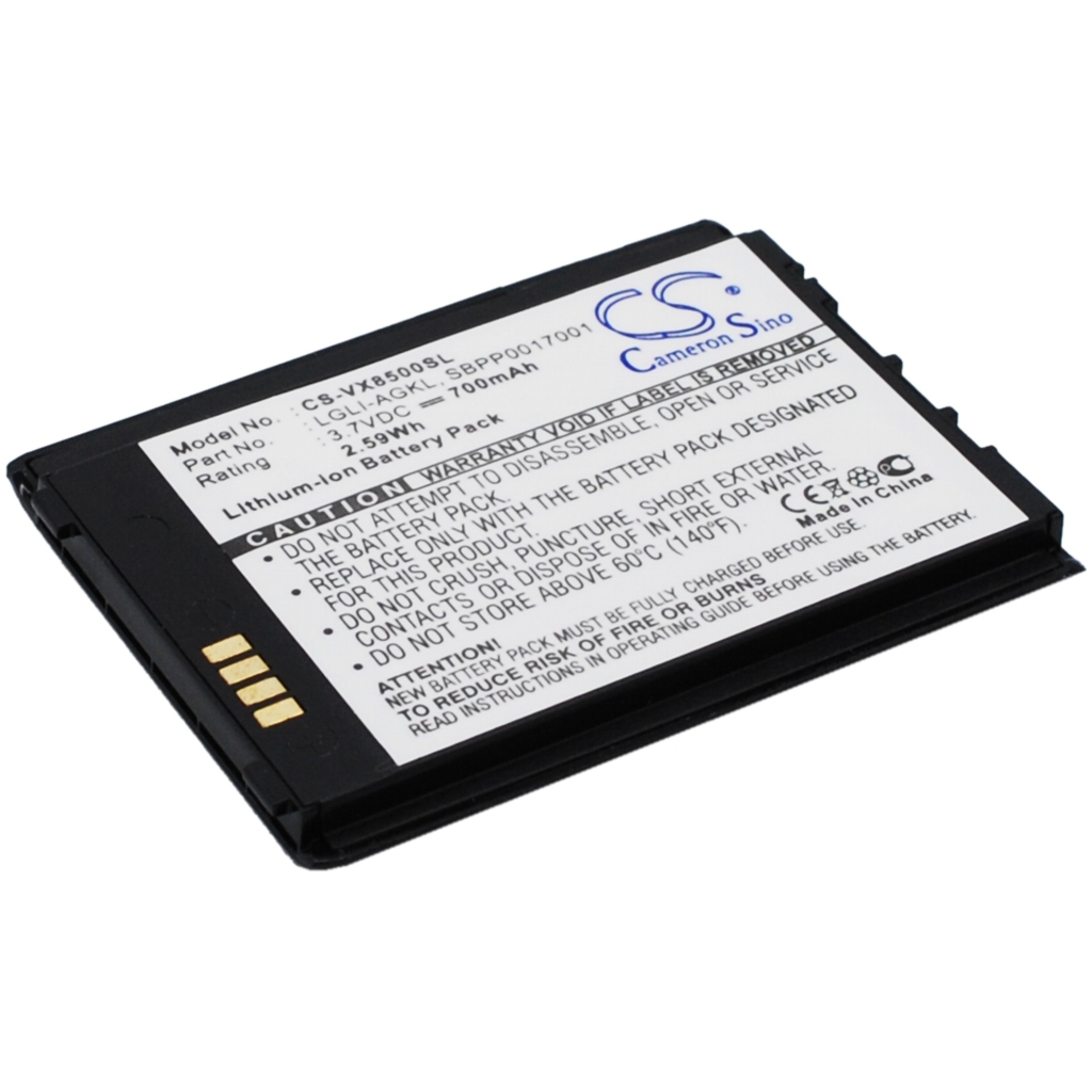 Batteria del telefono cellulare LG VX8500r (CS-VX8500SL)