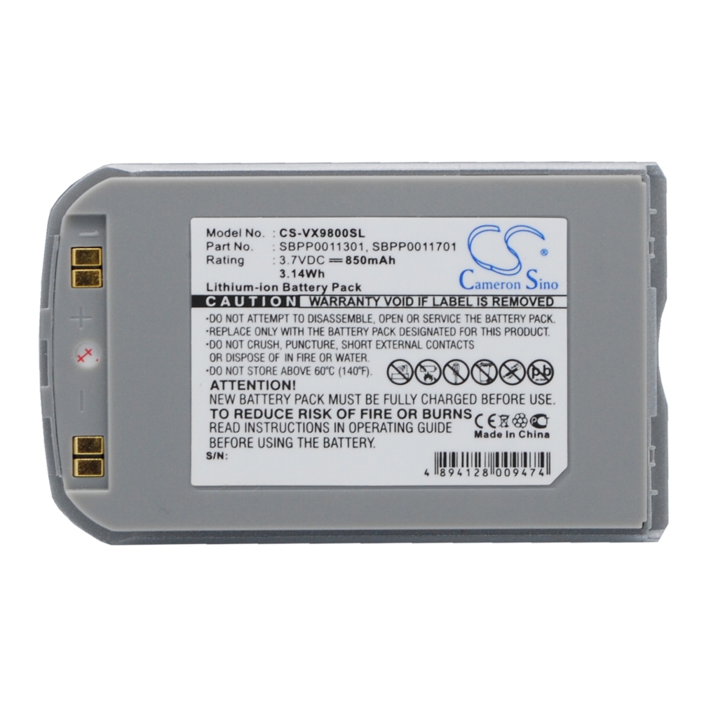 Batteria del telefono cellulare LG CS-VX9800SL