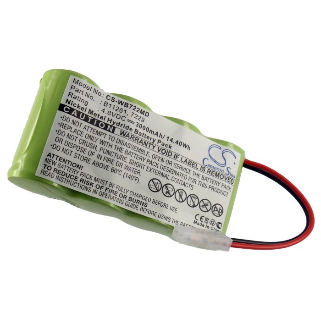 Sostituzione della batteria compatibile per Welch-Allyn 7229,B11261