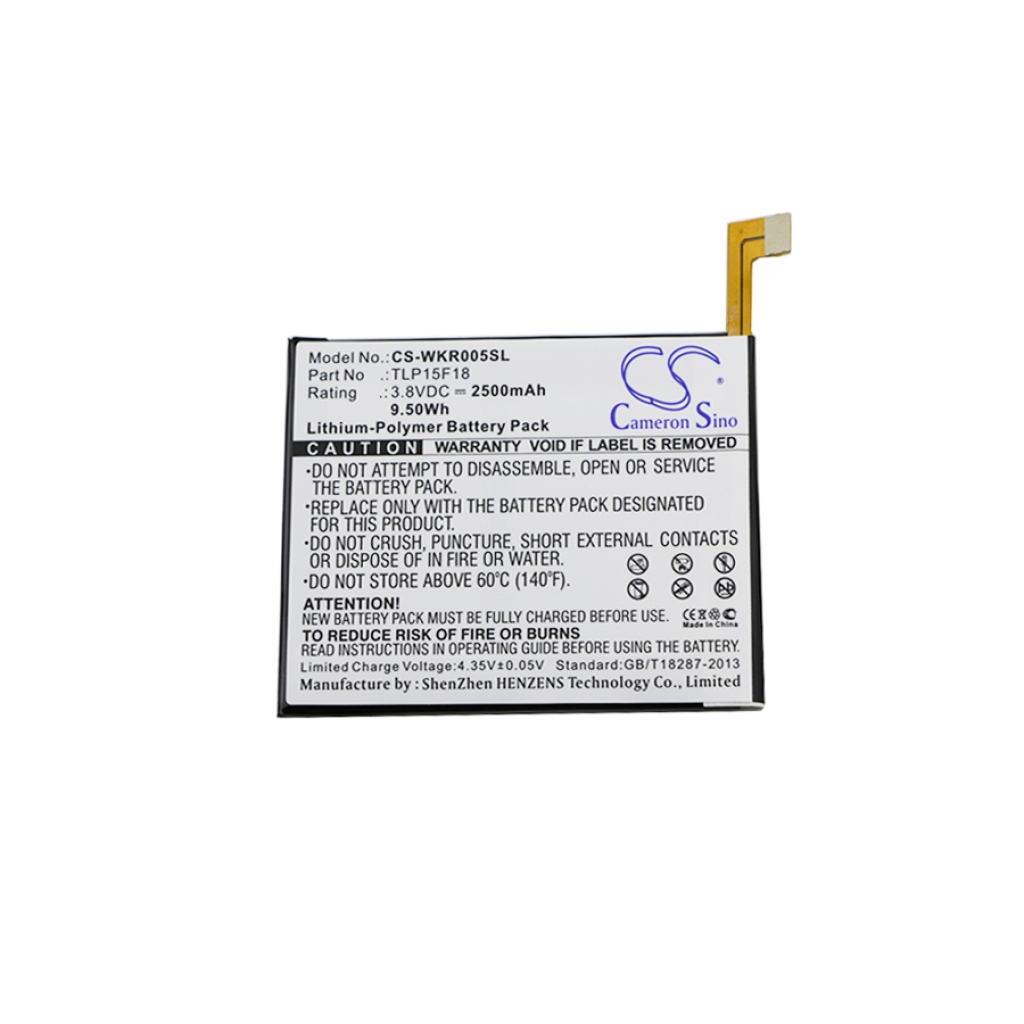 Sostituzione della batteria compatibile per Wiko TLP15F18,TLP15G07