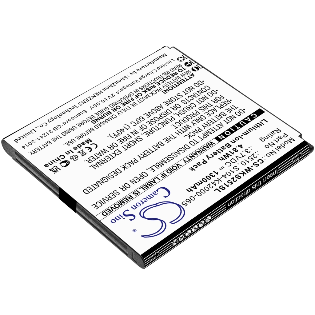 Batterie Sostituisce S104-K42000-065