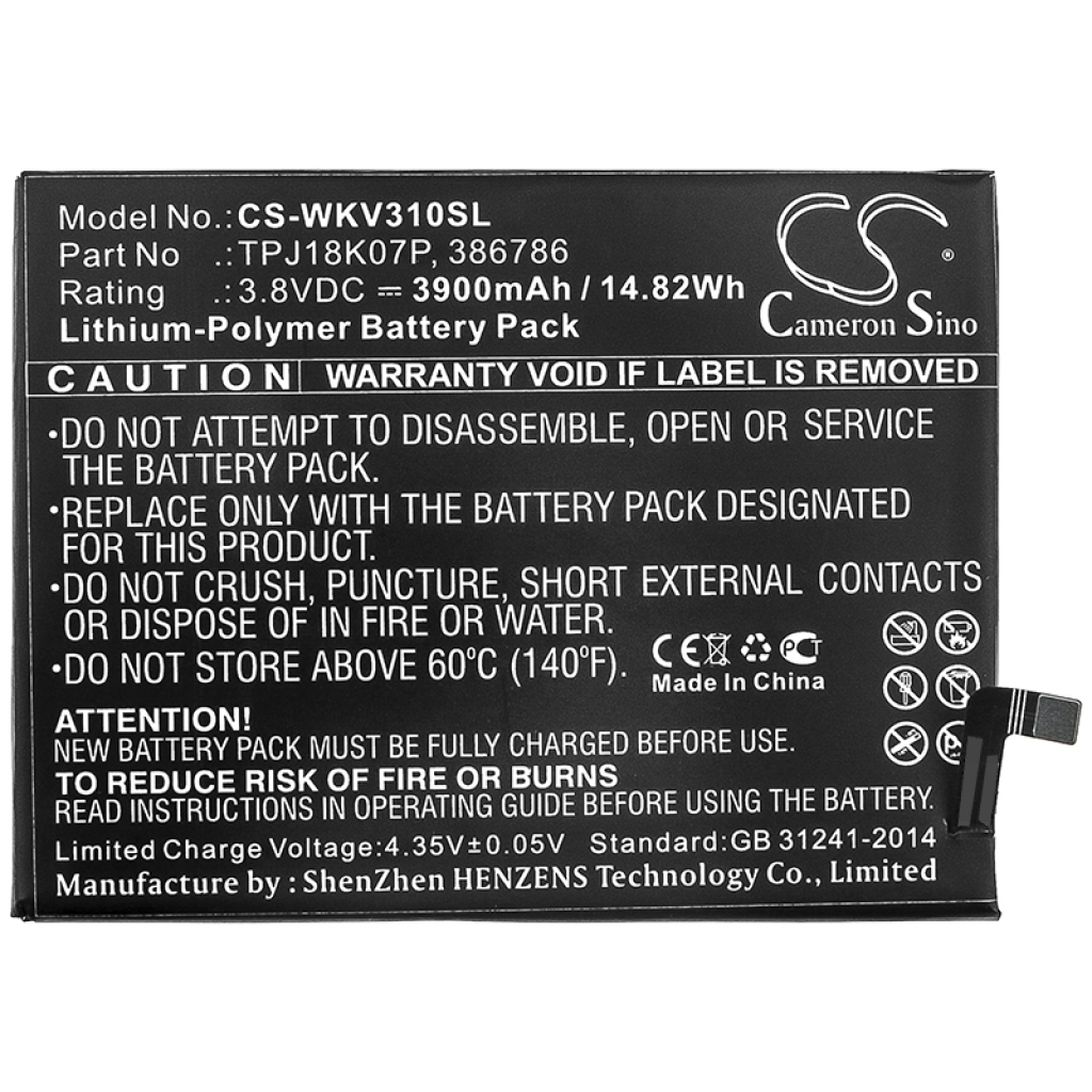 Battery Replaces 386786