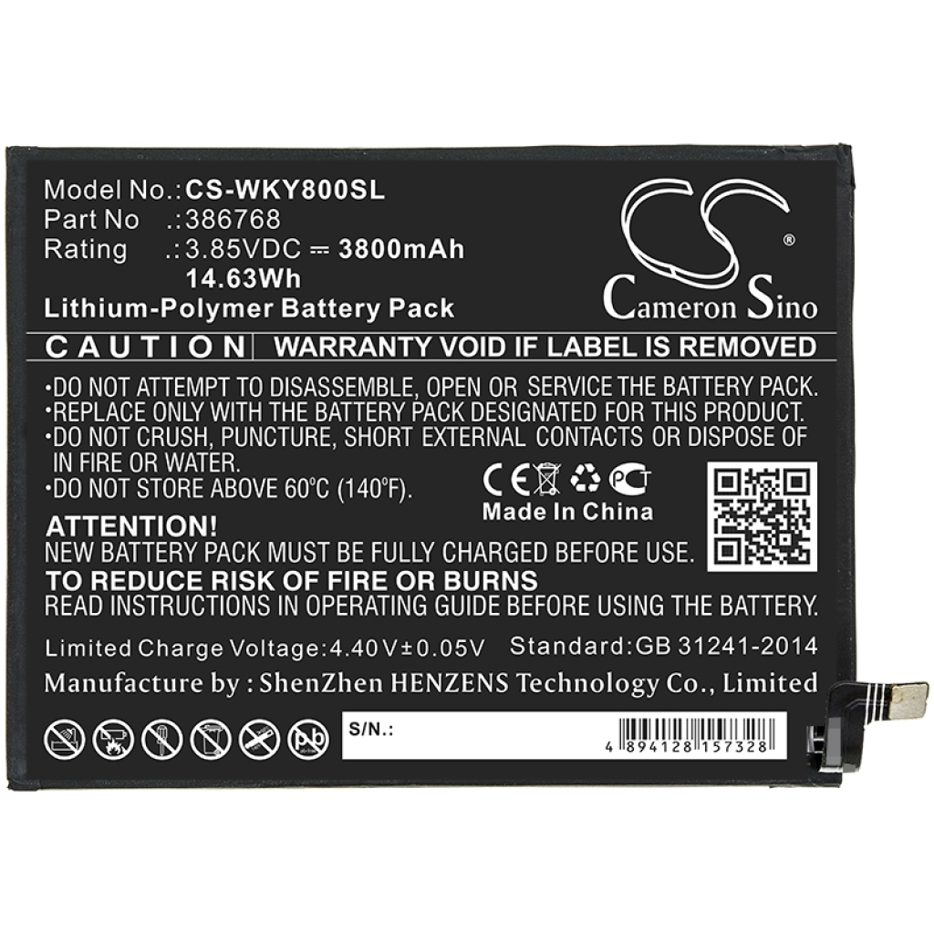 Mobile Phone Battery Wiko CS-WKY800SL