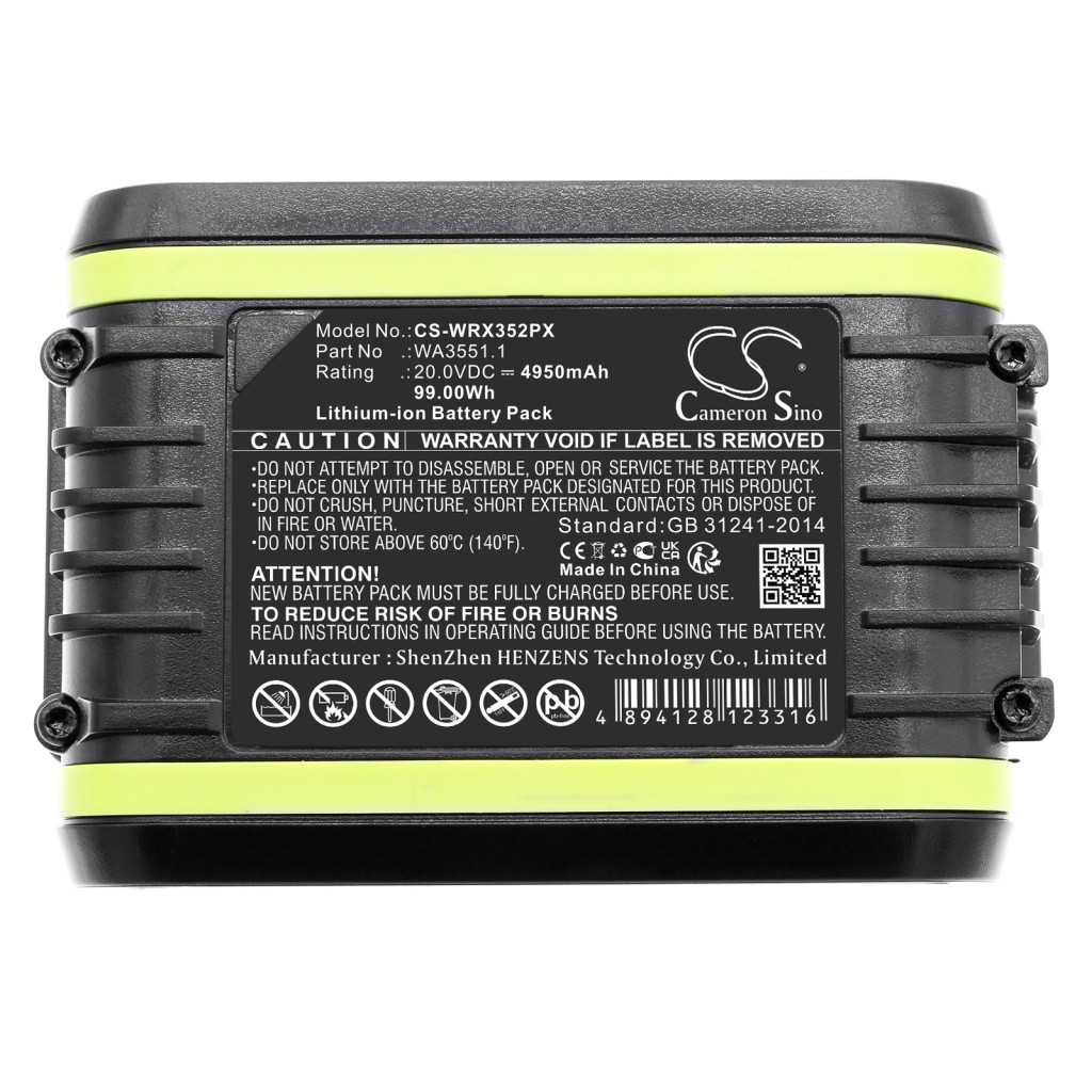 Batteria per elettroutensili Worx CS-WRX352PX