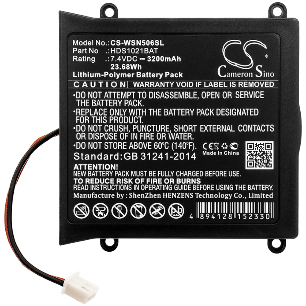 Batterie Sostituisce HDS1021BAT