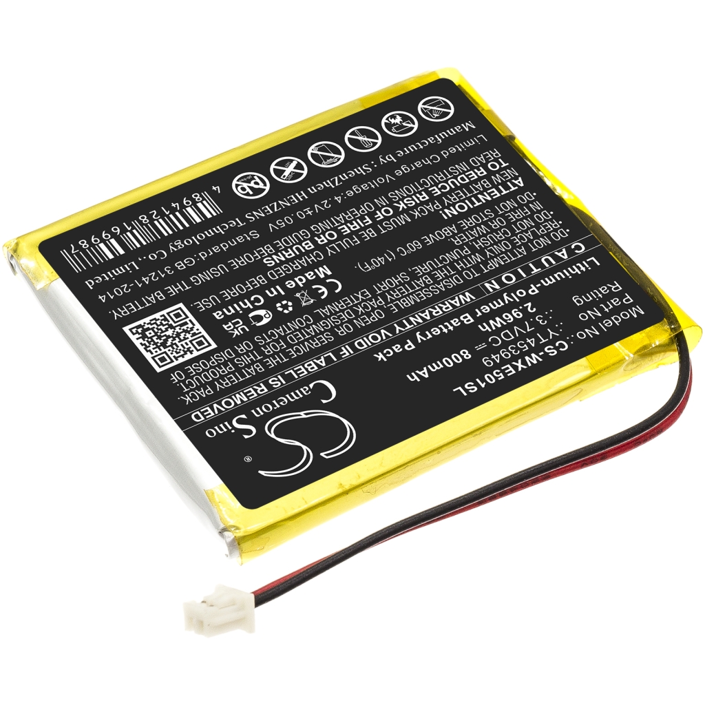 Sostituzione della batteria compatibile per Wexler YT453949