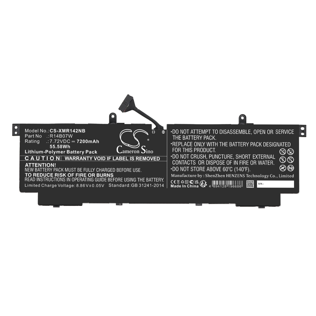 Batterie Sostituisce R14B07W