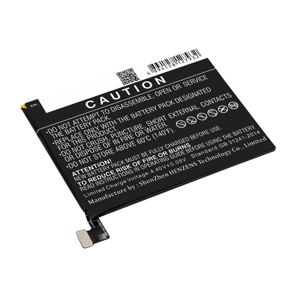 Batteria del telefono cellulare Oneplus 3T (CS-YJT310SL)