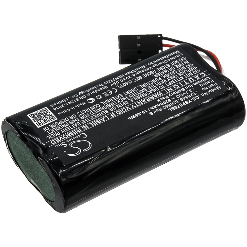 Sostituzione della batteria compatibile per Ysi 626840 REV B,626846