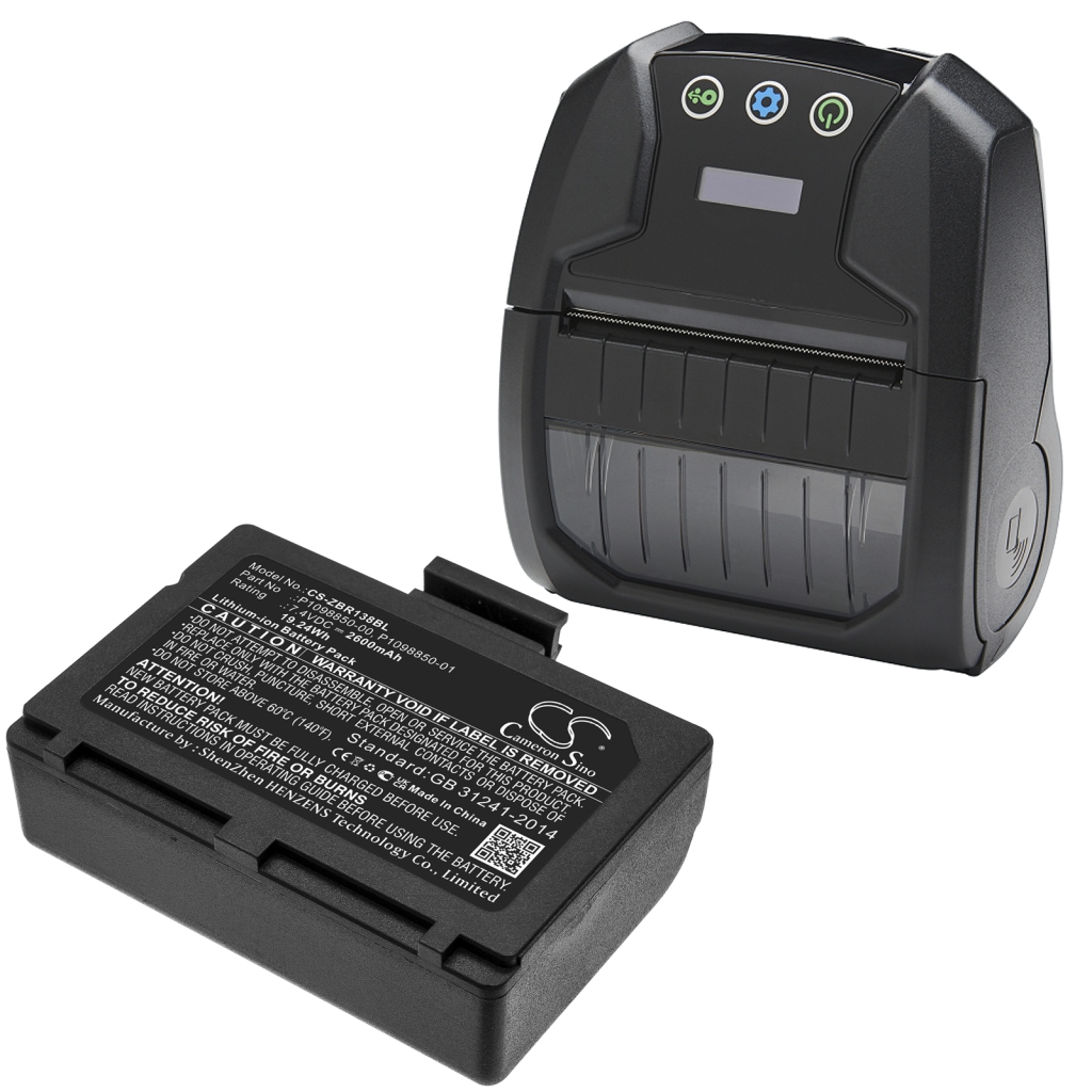 Printer Battery Zebra CS-ZBR138BL