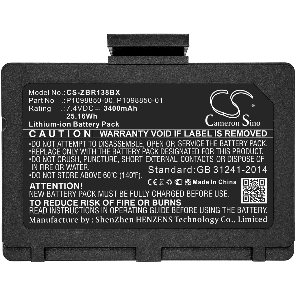 Battery Replaces P1098850-00