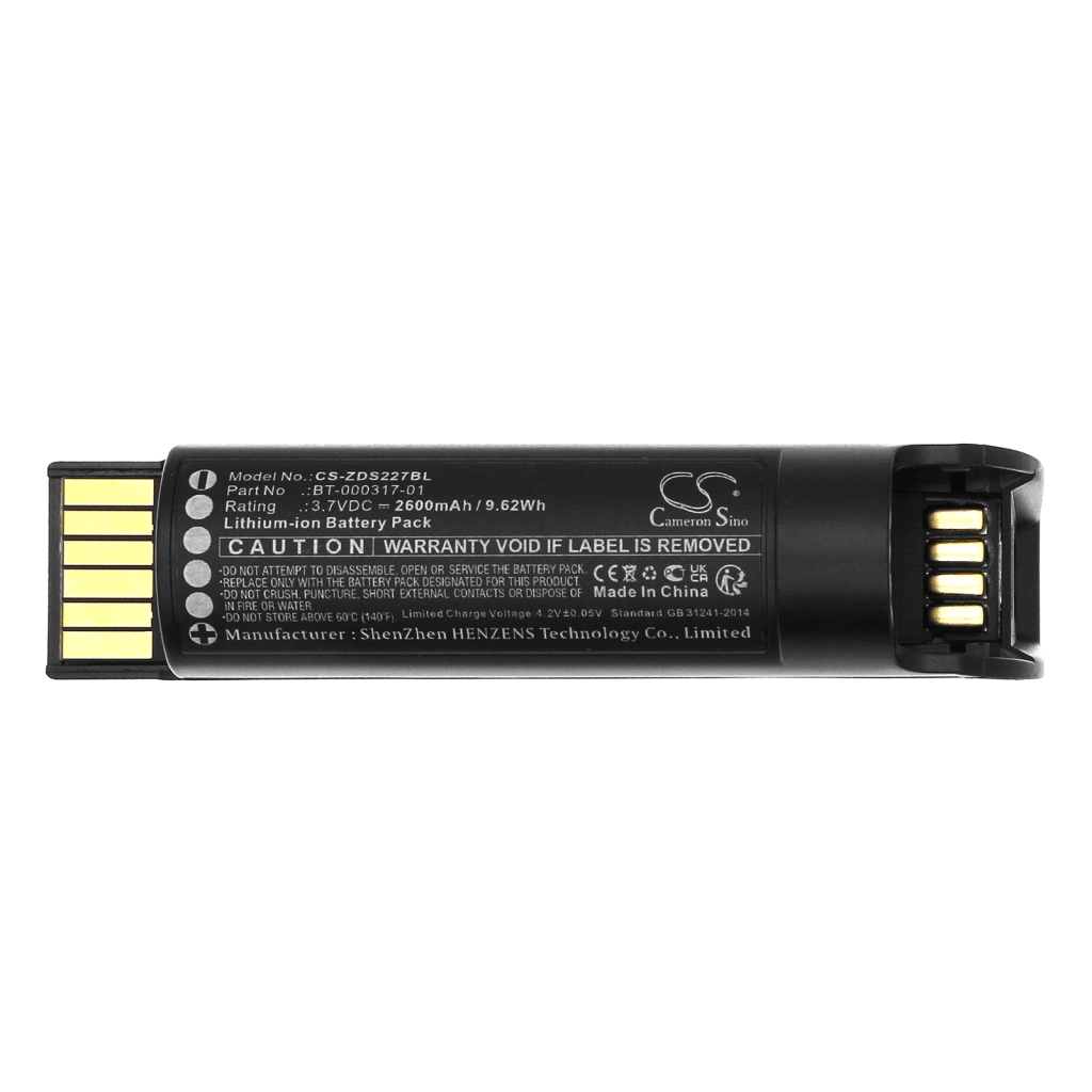 Codice a barre, batteria dello scanner Zebra DS2278-HC