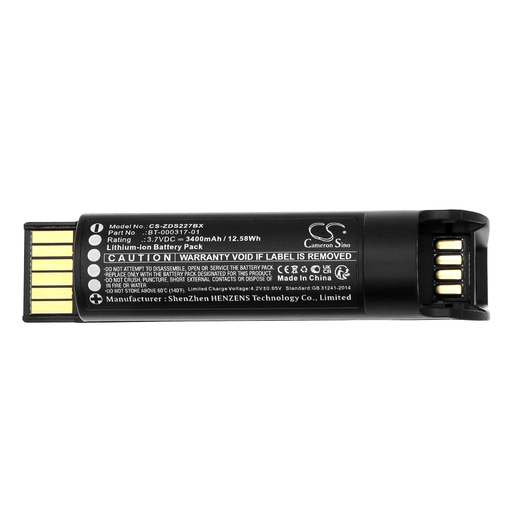 Codice a barre, batteria dello scanner Zebra Delfiscan M81