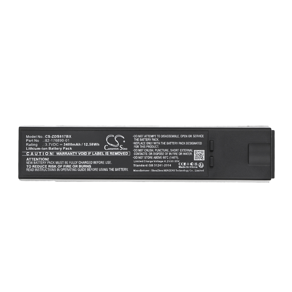 Codice a barre, batteria dello scanner Zebra DS8100