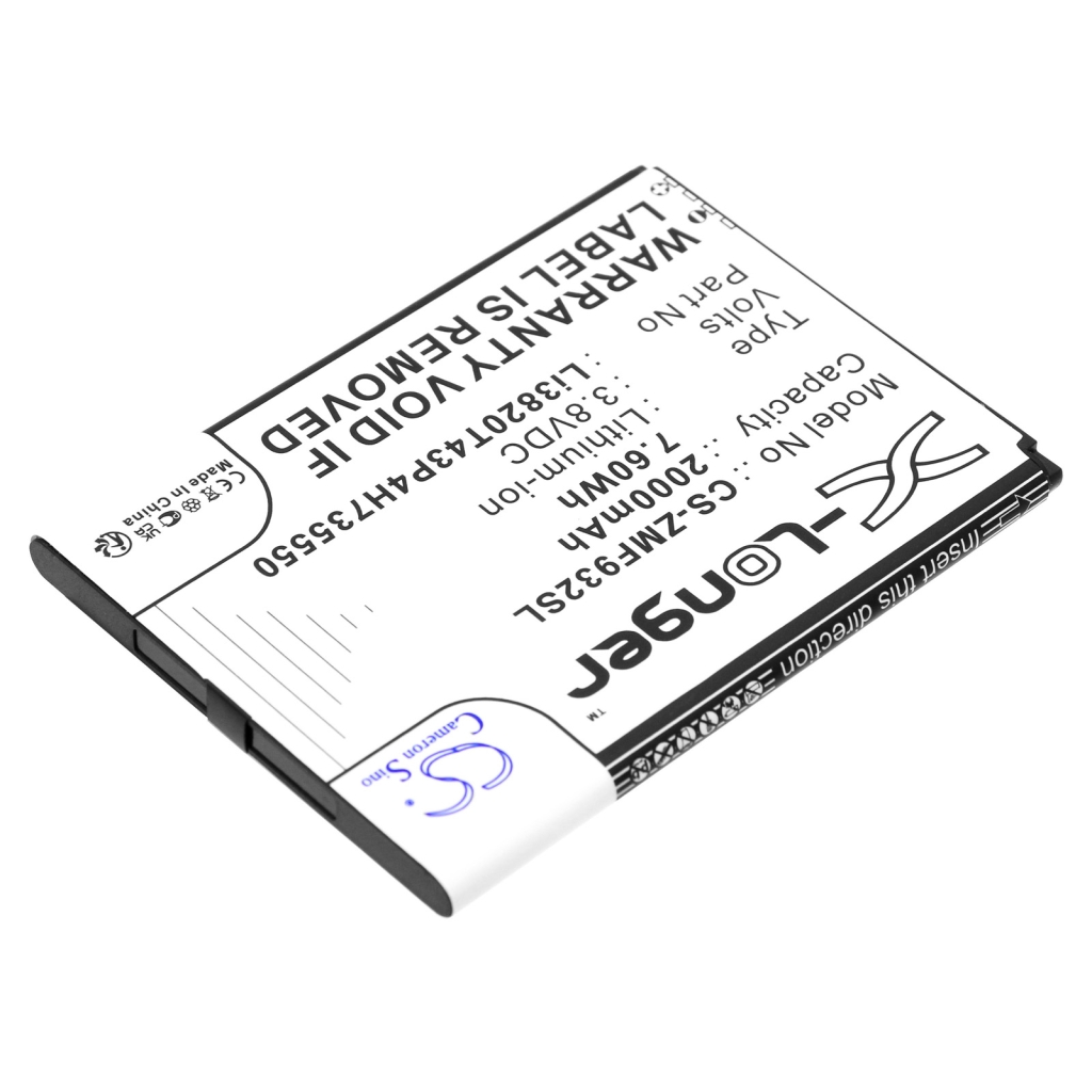 Batterie Sostituisce Li3820T43P4H735550