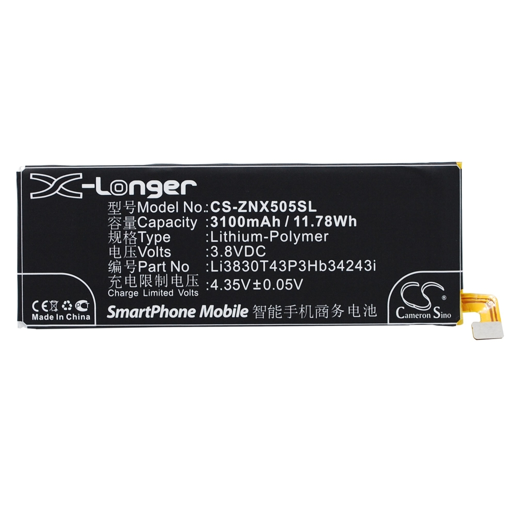 Batteria del telefono cellulare ZTE NX505J (CS-ZNX505SL)